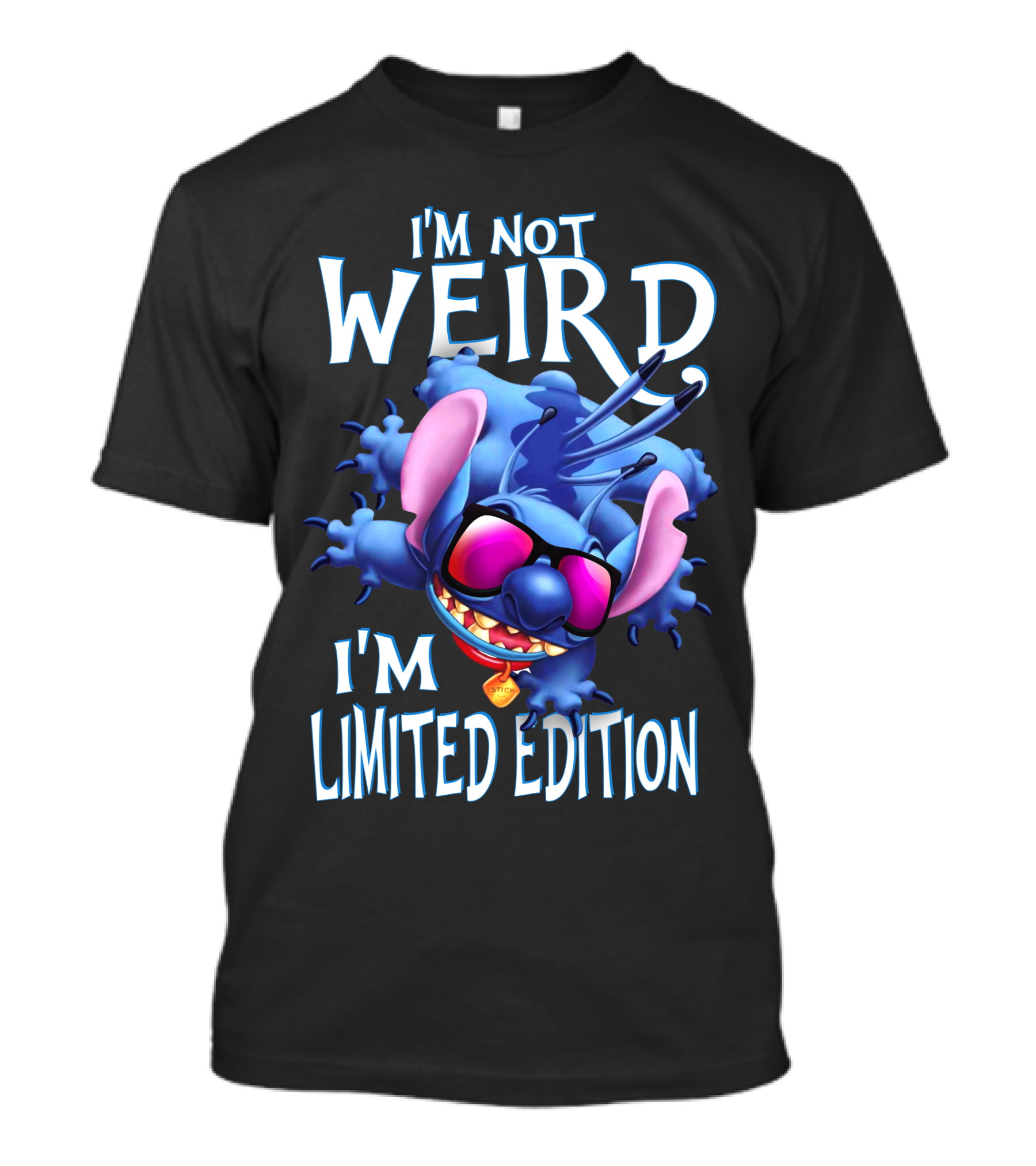 I'm Not Weird I'm Stitch Sunglasses T-Shirt