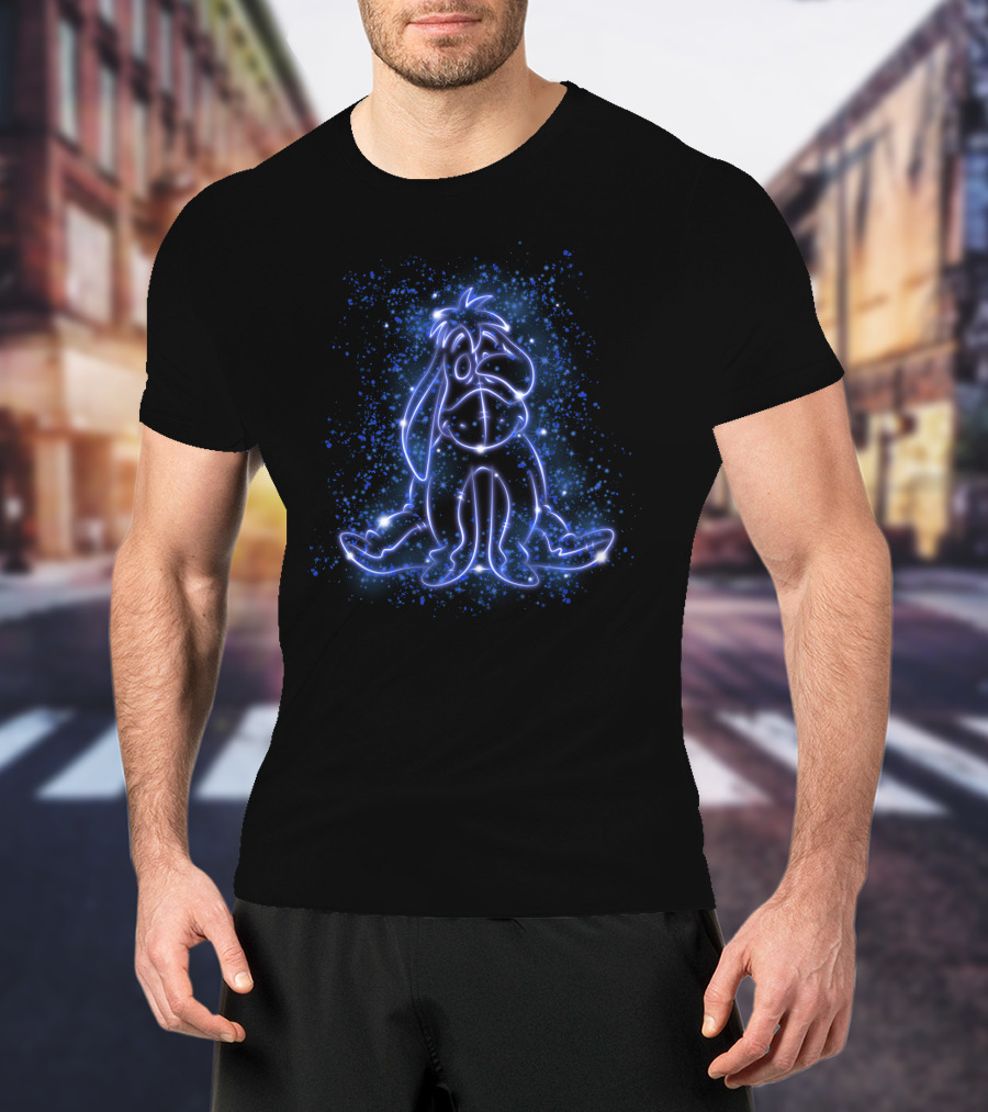Eeyore Light Constellation Glow Effects T-Shirt