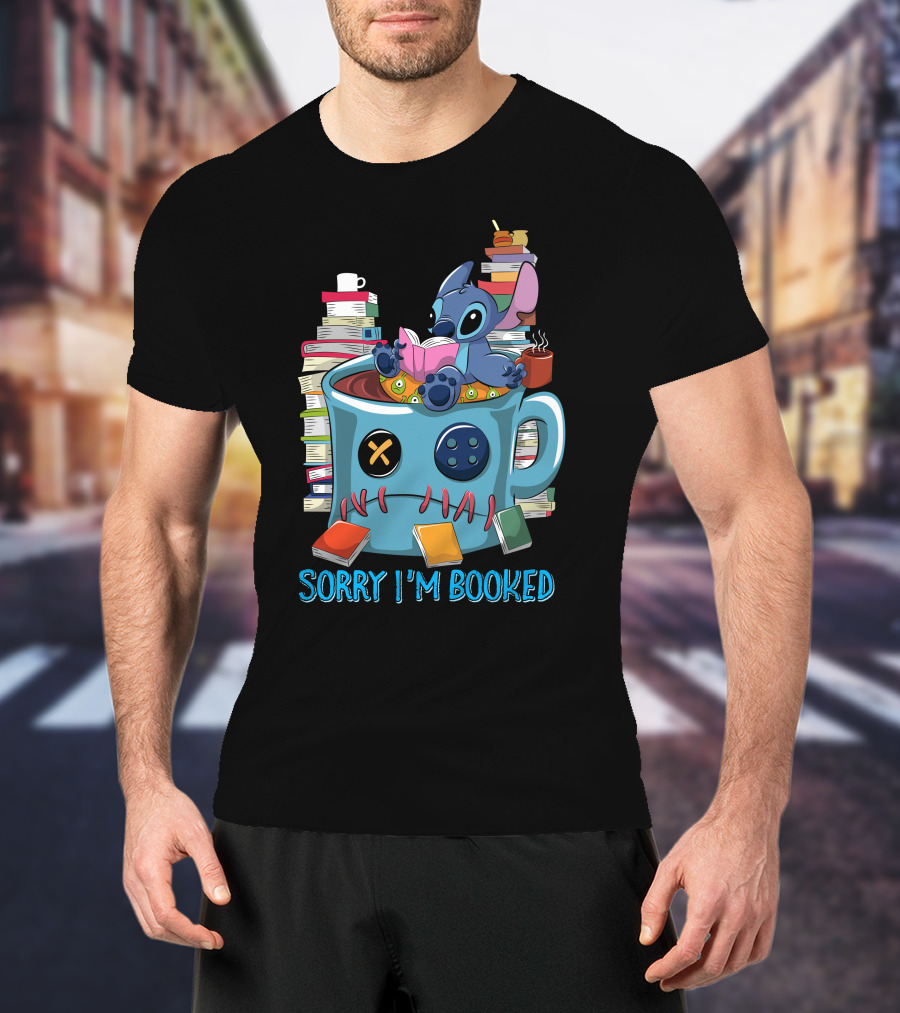 Sorry I'm Booked Stitch Coffee Mug And Books T-Shirt