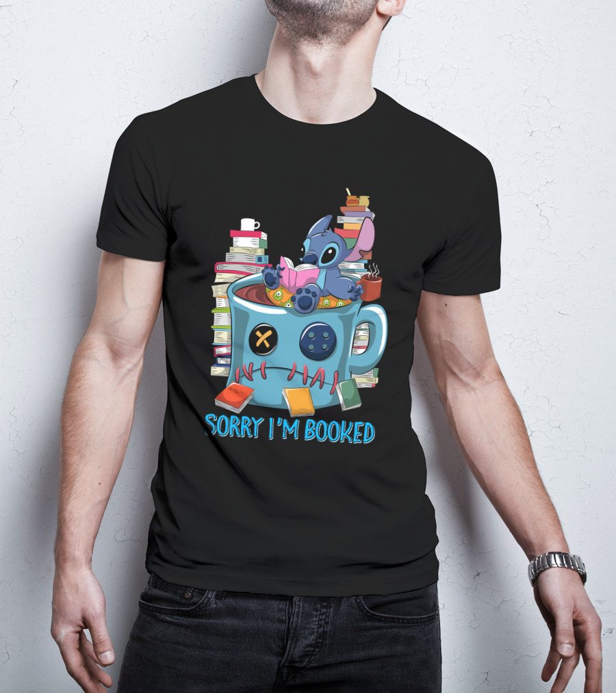 Sorry I'm Booked Stitch Coffee Mug And Books T-Shirt