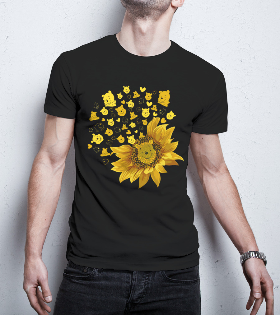 Pooh Sunflower Faces T-Shirt