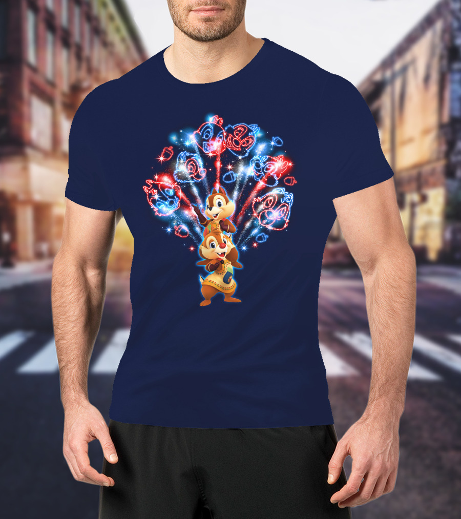 Chip 'n Dale Firework T-Shirt