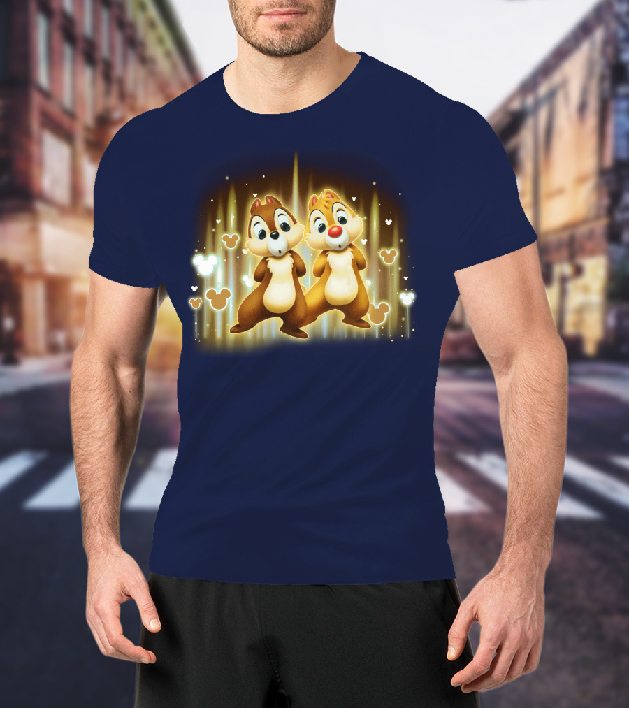 CND Heart Chip And Dale Mickey Ears Icons T-Shirt