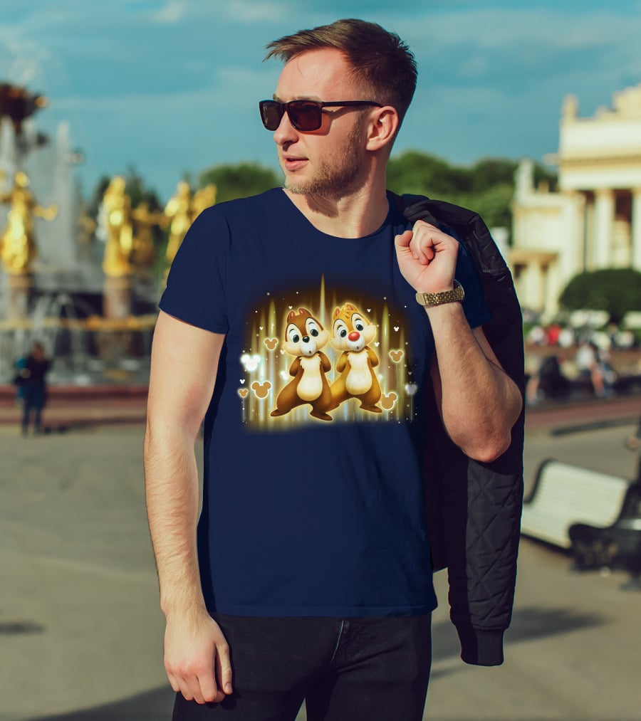 CND Heart Chip And Dale Mickey Ears Icons T-Shirt
