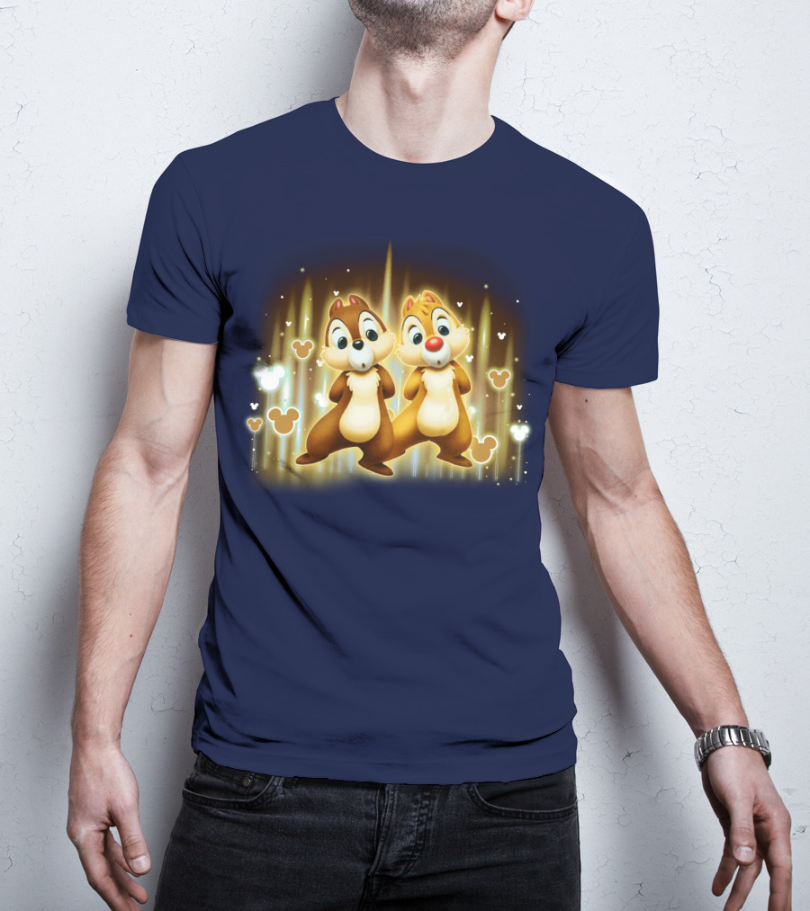 CND Heart Chip And Dale Mickey Ears Icons T-Shirt