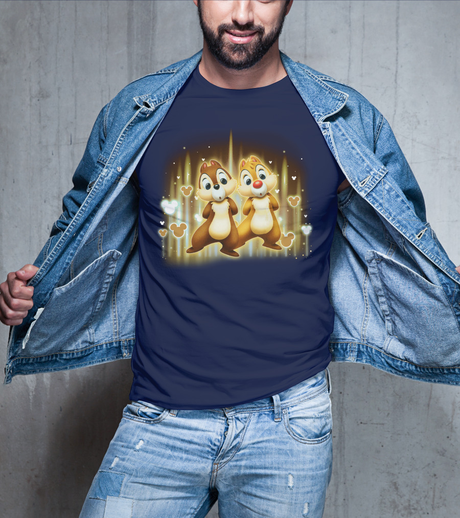 CND Heart Chip And Dale Mickey Ears Icons T-Shirt