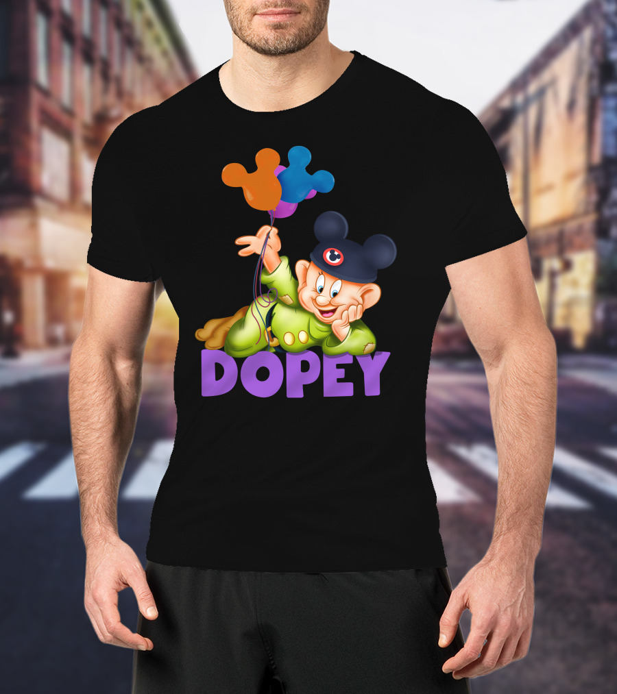Dopey Balloons Pixar Crossover T-Shirt