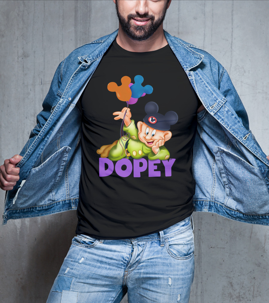 Dopey Balloons Pixar Crossover T-Shirt