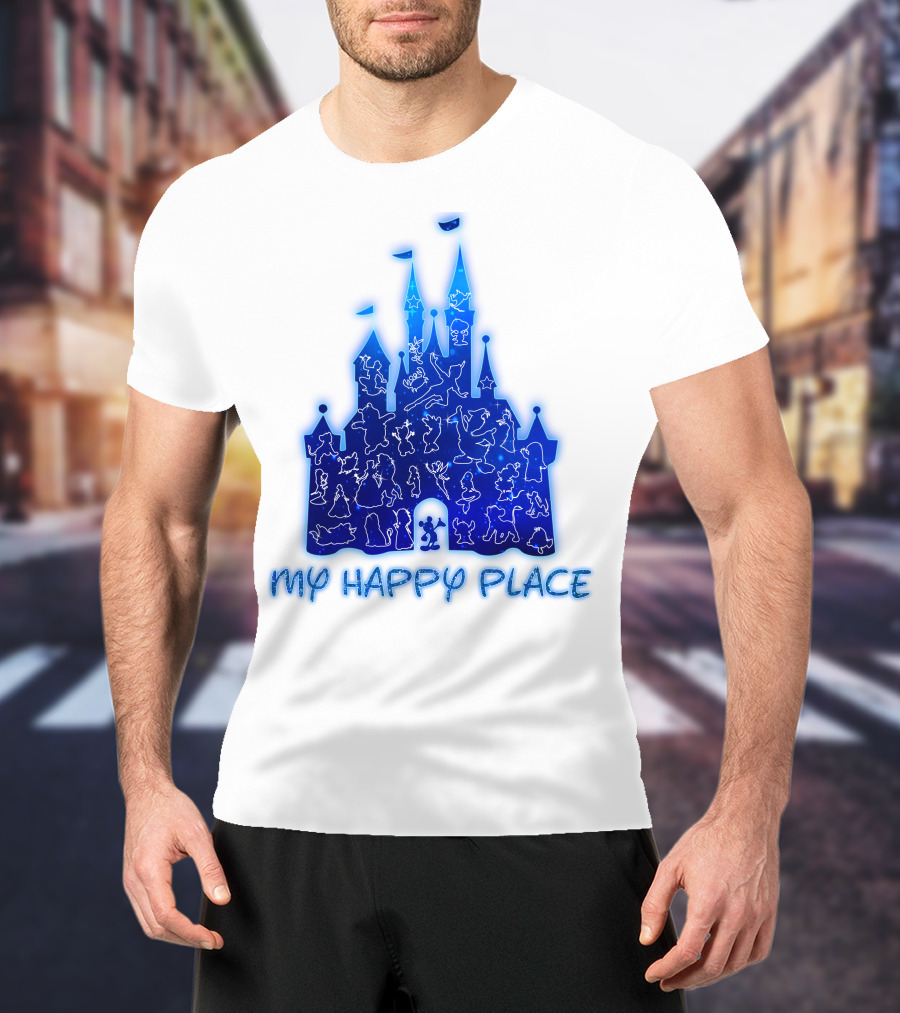 My Happy Place Disney Castle T-Shirt