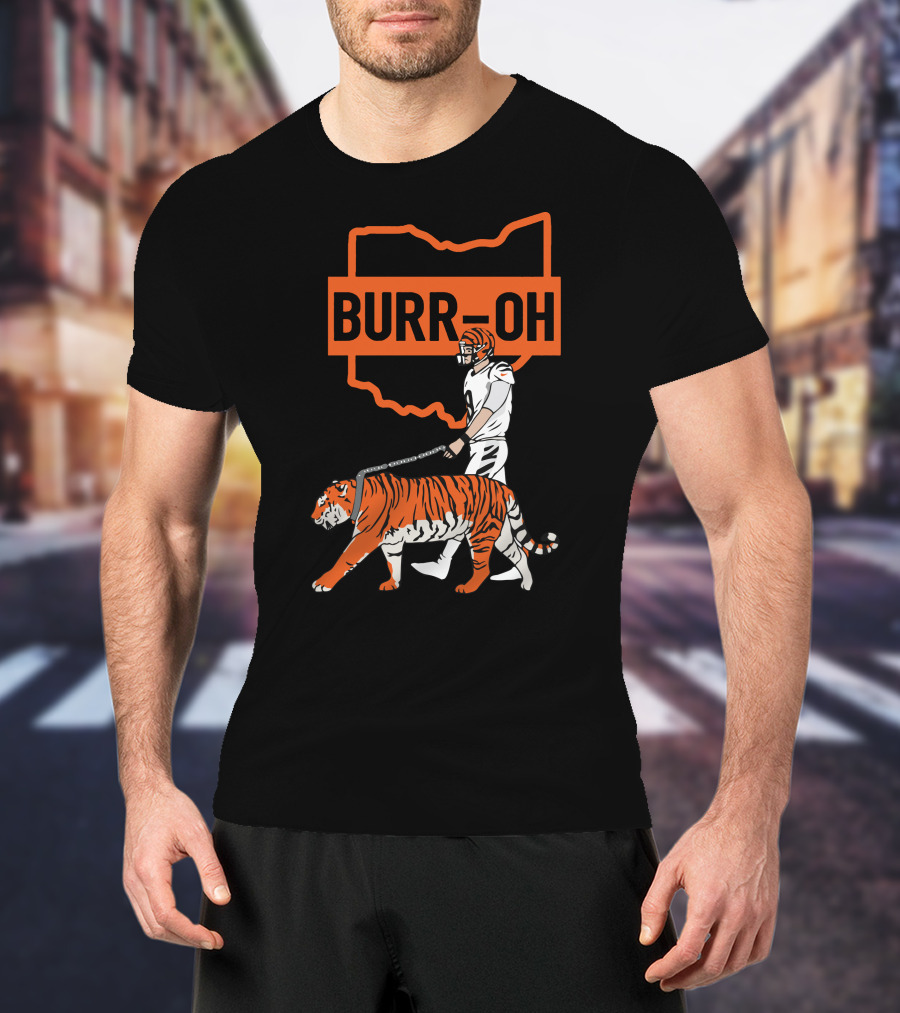 BURR-OH Cincinnati Bengals Tiger Walk T-Shirt