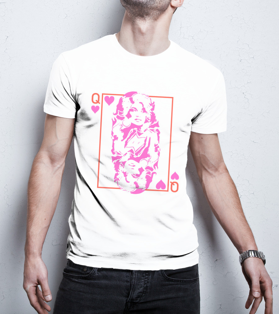 Dolly Parton Playing Card Queen Heart T-Shirt
