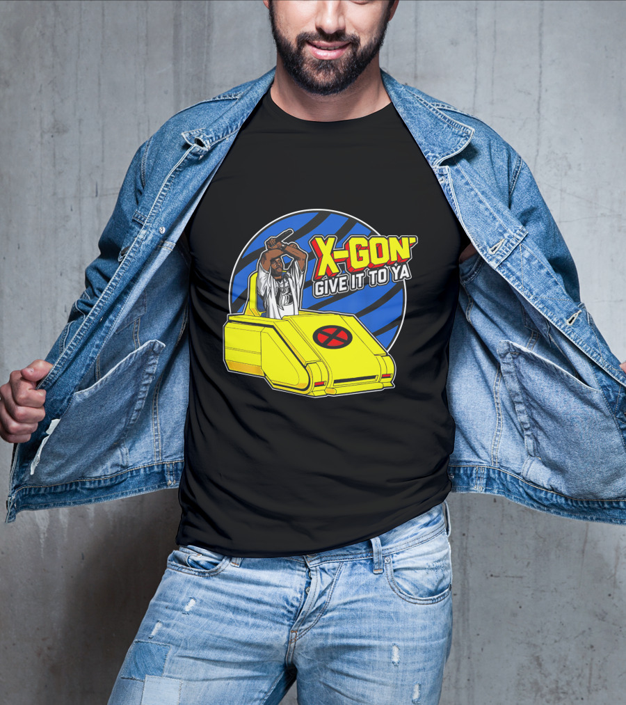 X Gon' Give It To Ya Professor X Inspired Yellow Hoverchair T-Shirt