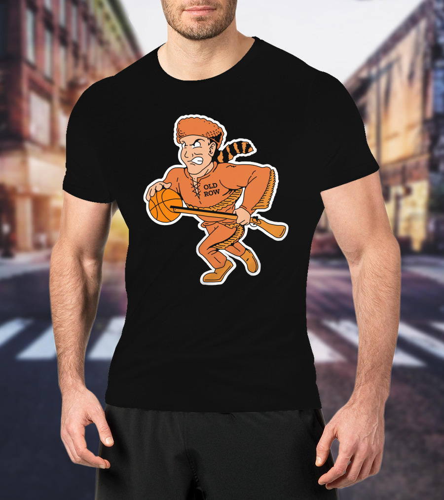 Old Row TN Basketball Pioneer Cartoon T-Shirt