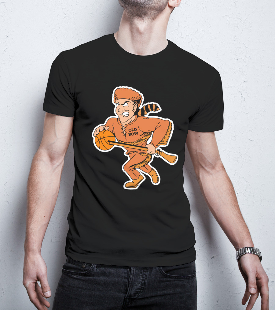 Old Row TN Basketball Pioneer Cartoon T-Shirt
