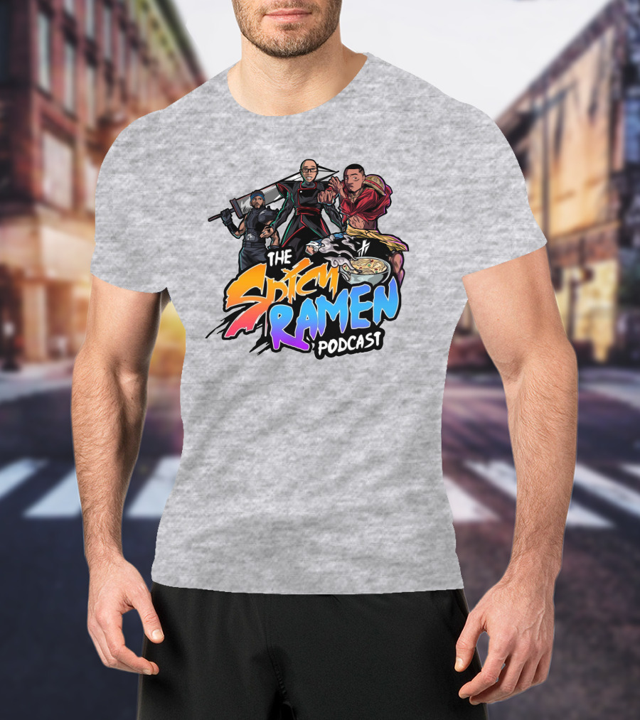 The Spicy Ramen Podcast Ninja Warrior Bowl Adventure T-Shirt