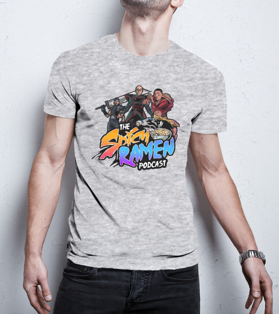 The Spicy Ramen Podcast Ninja Warrior Bowl Adventure T-Shirt