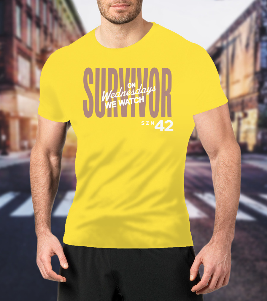 Survivor On Wednesdays We Watch SZN 42 T-Shirt