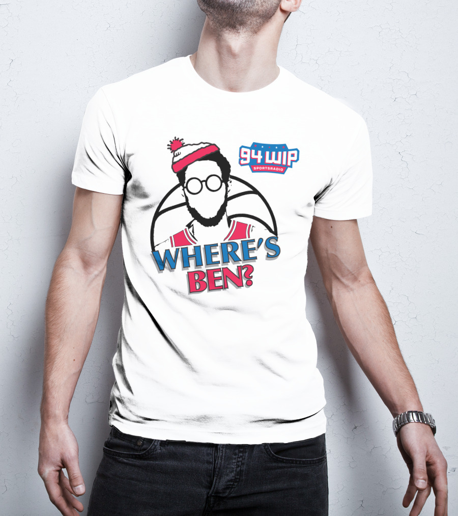 94 WIP Sports Radio Where's Ben? T-Shirt