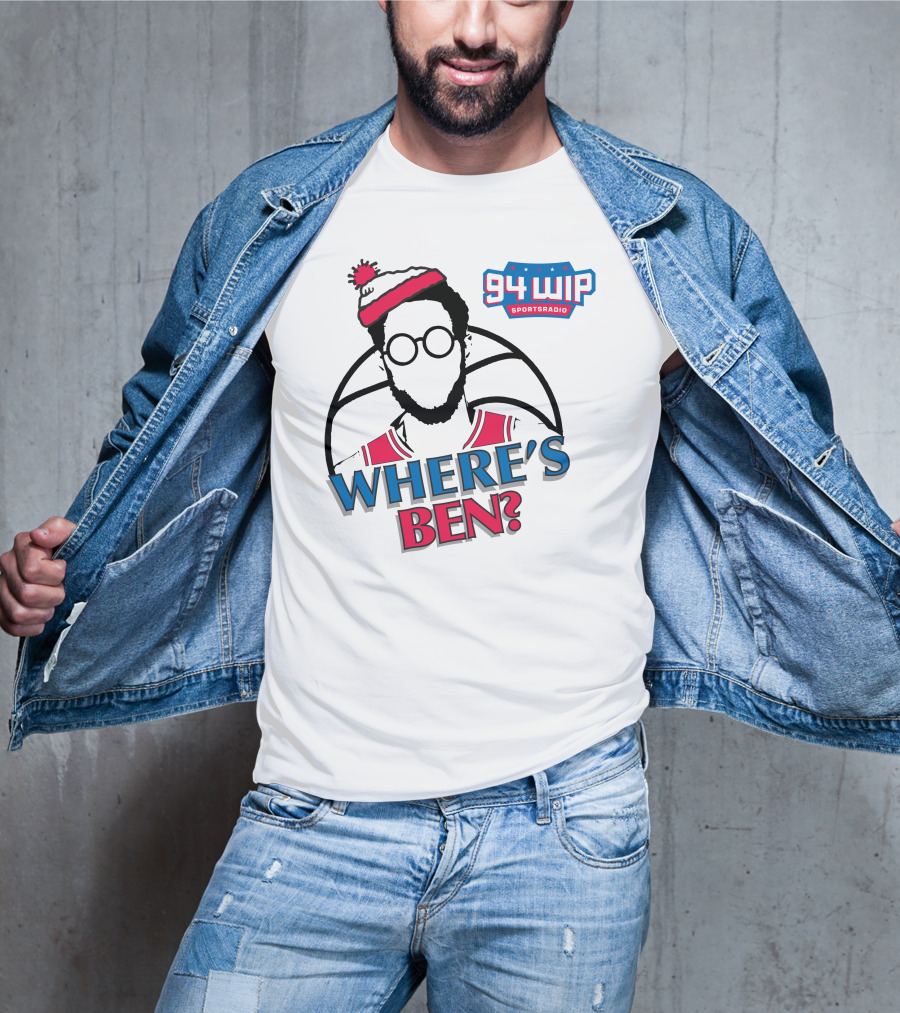 94 WIP Sports Radio Where's Ben? T-Shirt