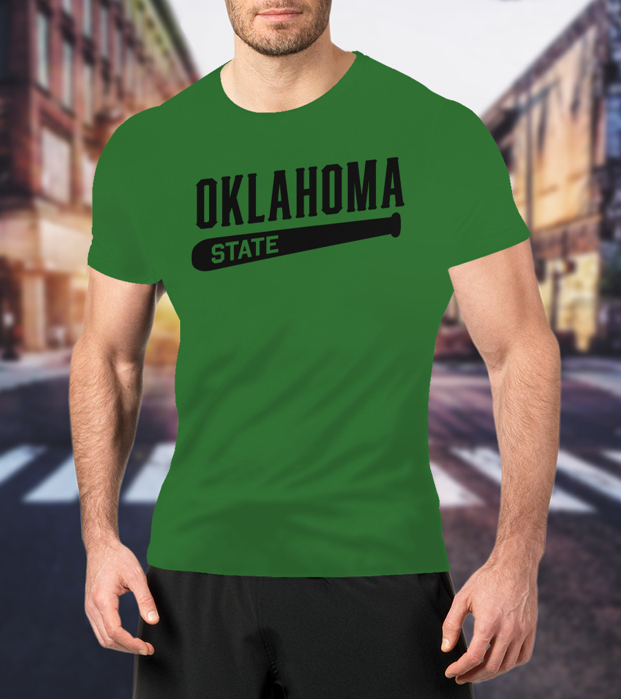 Oklahoma State Baseball Bat T-Shirt