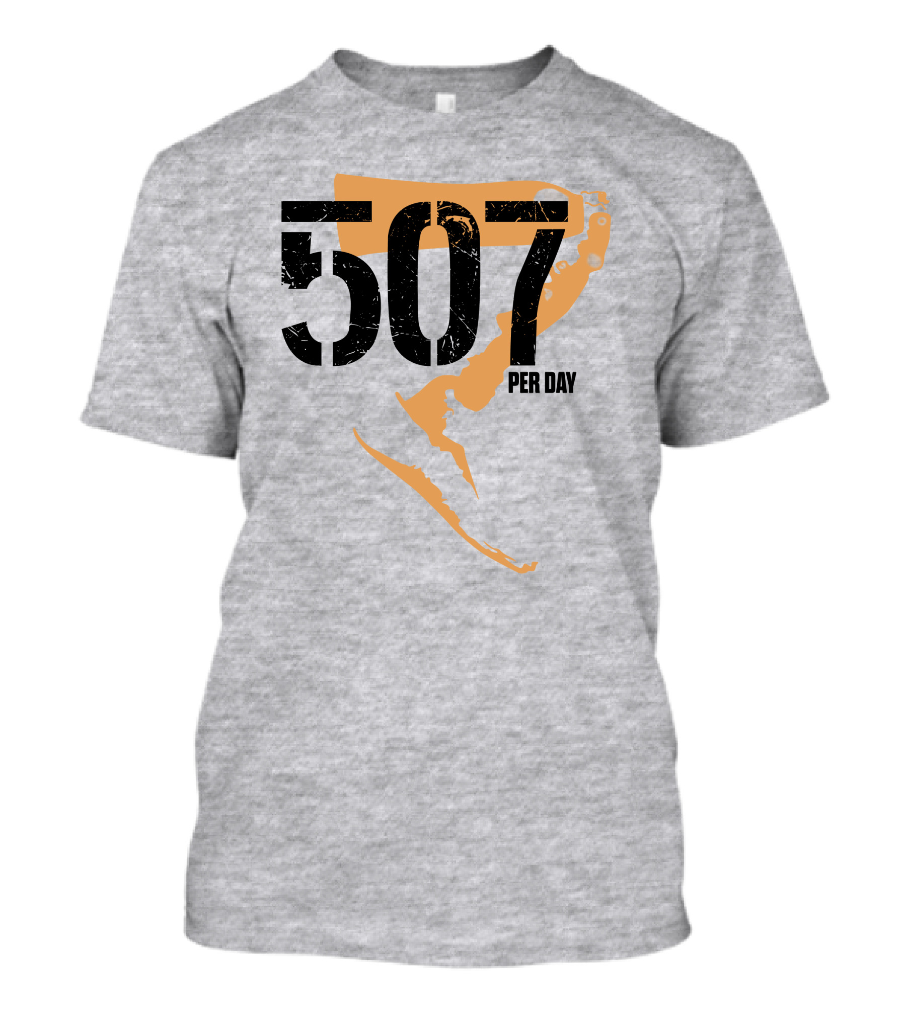 507 Per Day Mackinac Island Map T-Shirt