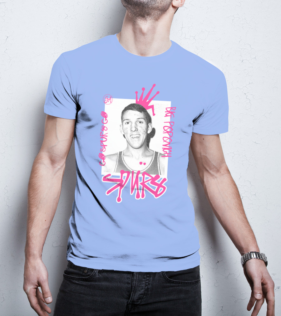 Go Spurs Go Big Popovich Spurs SA T-Shirt