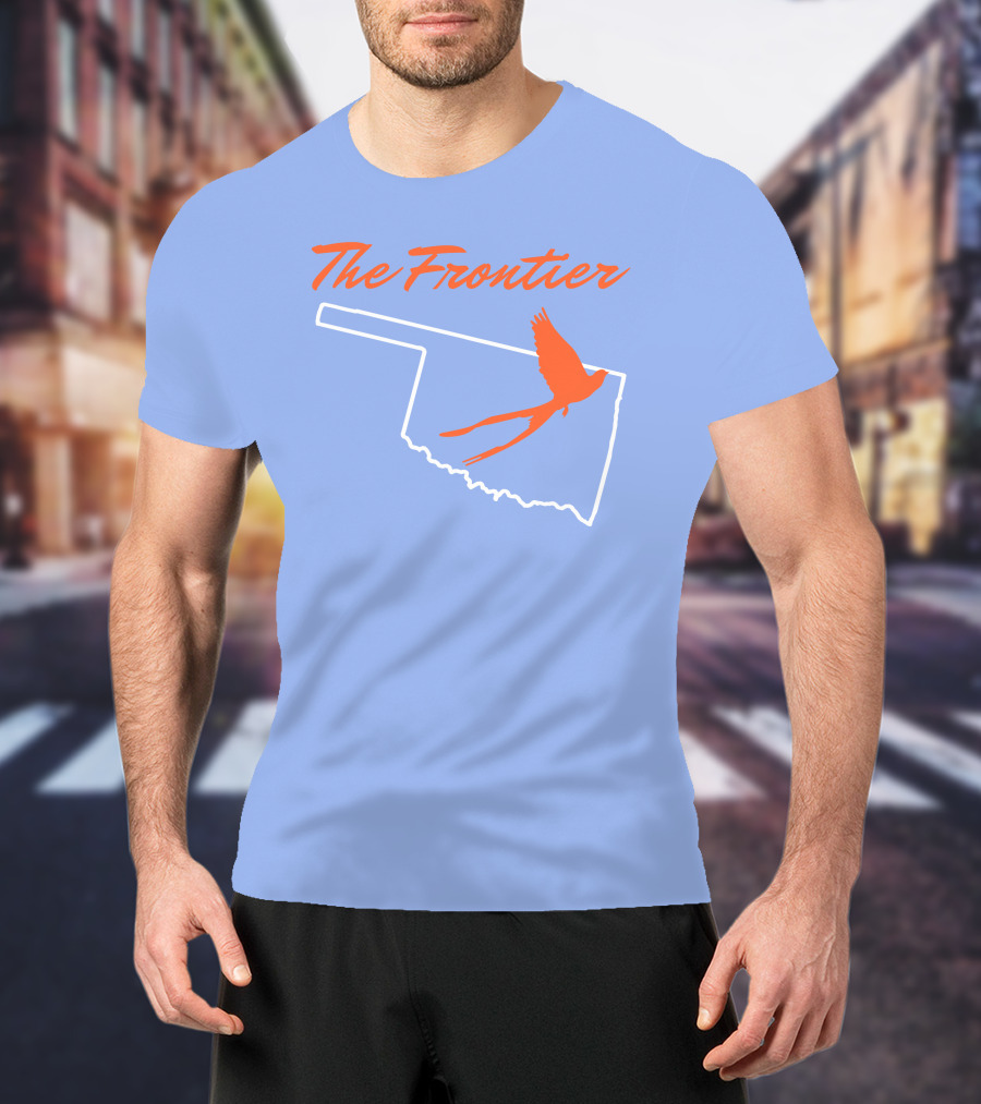 The Frontier Scissor Tail Oklahoma Outline T-Shirt