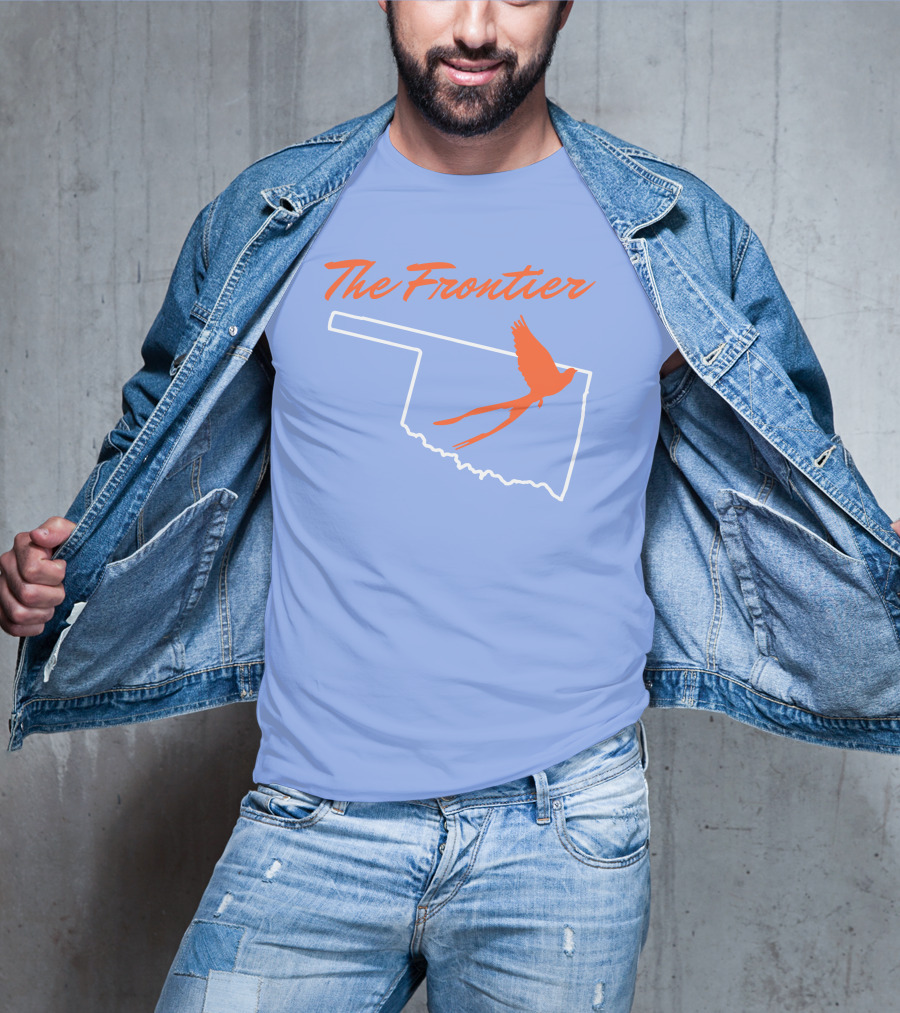 The Frontier Scissor Tail Oklahoma Outline T-Shirt