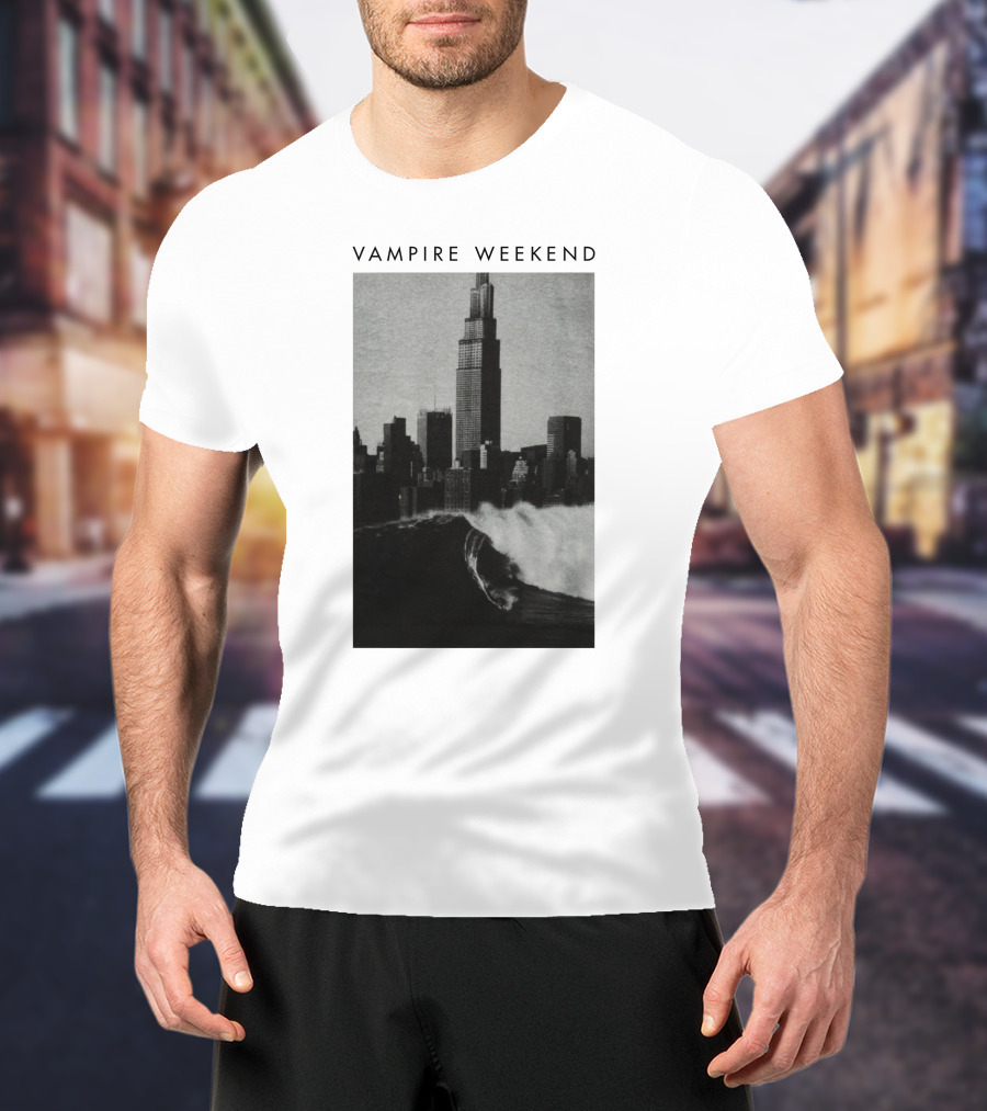Vampire Weekend New York City Wave Tower T-Shirt