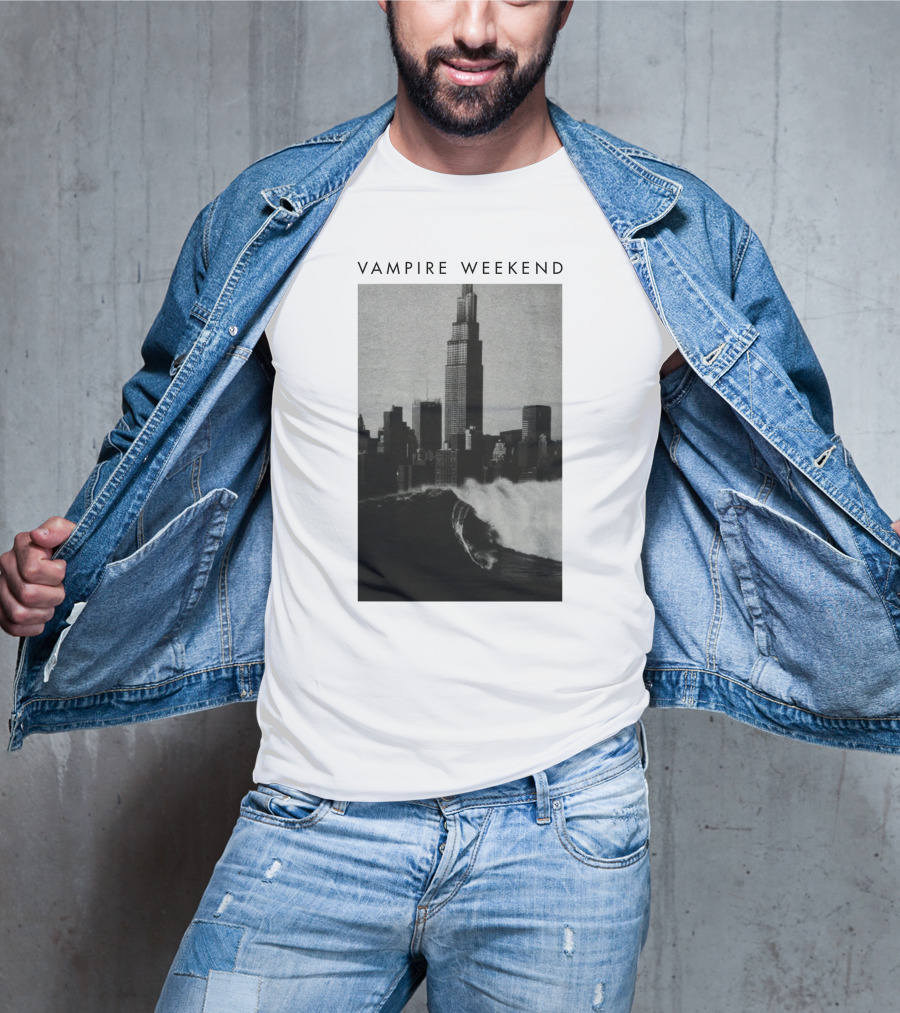 Vampire Weekend New York City Wave Tower T-Shirt
