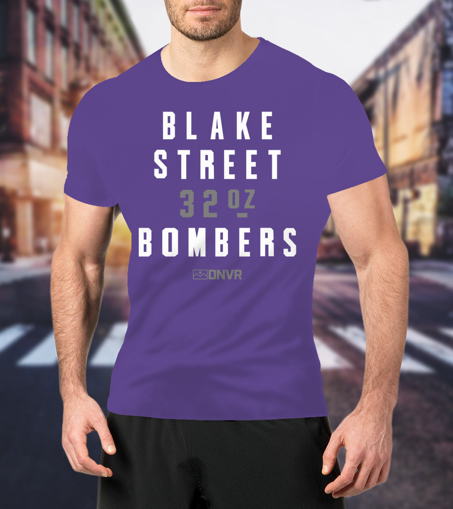 BLAKE STREET 32 Oz BOMBERS DNVR T-Shirt