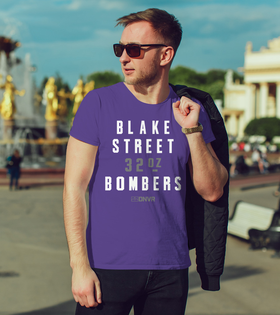BLAKE STREET 32 Oz BOMBERS DNVR T-Shirt