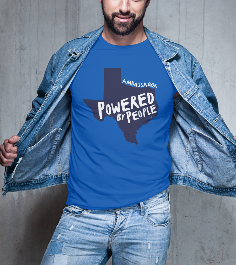 Ambassador Powered By People Texas Map T-Shirt