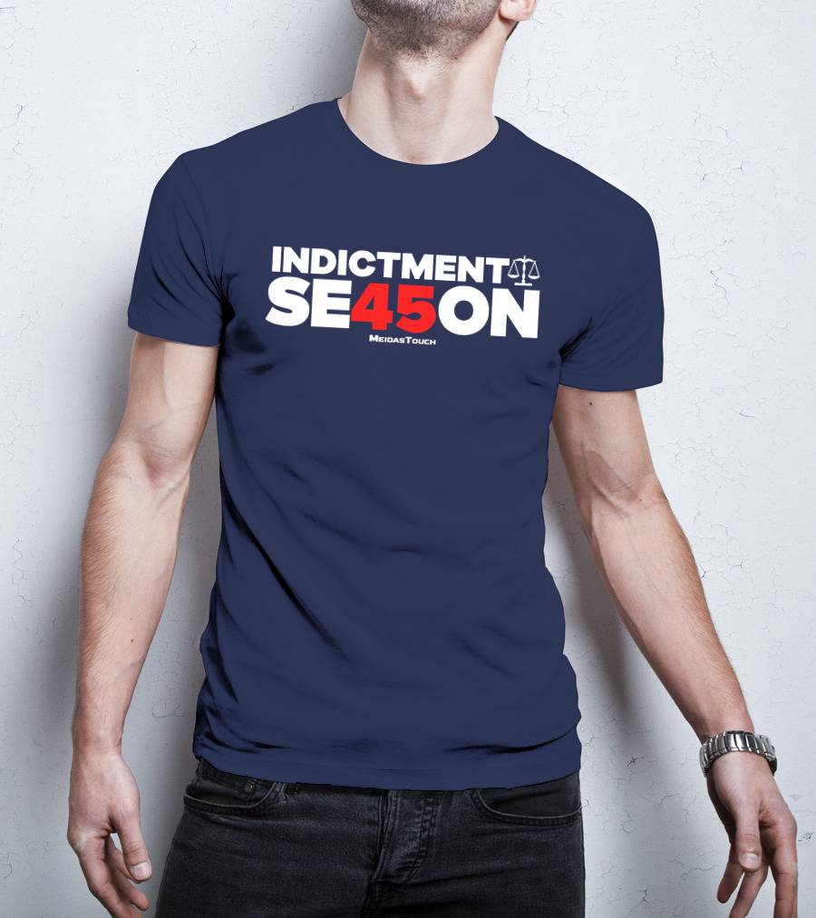 Indictment Season 45 MeidasTouch Justice Scales T-Shirt