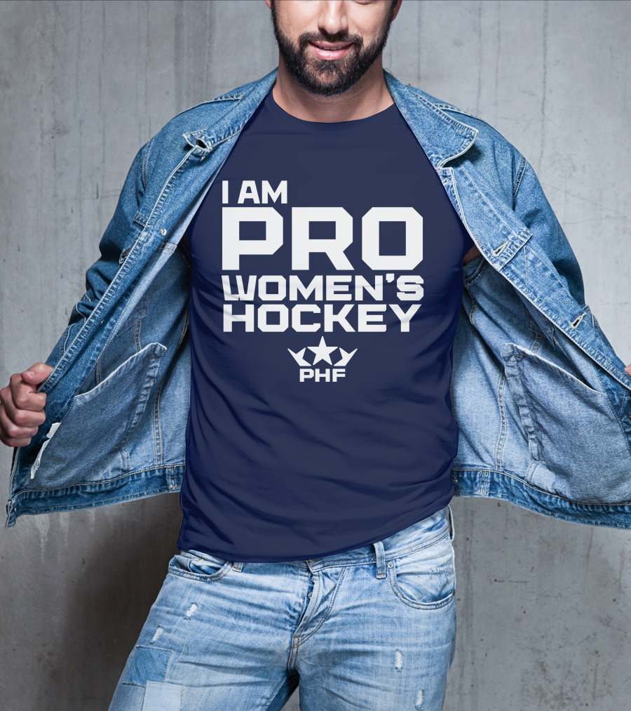Arizona Coyotes I Am Pro Women's Hockey PHF T-Shirt