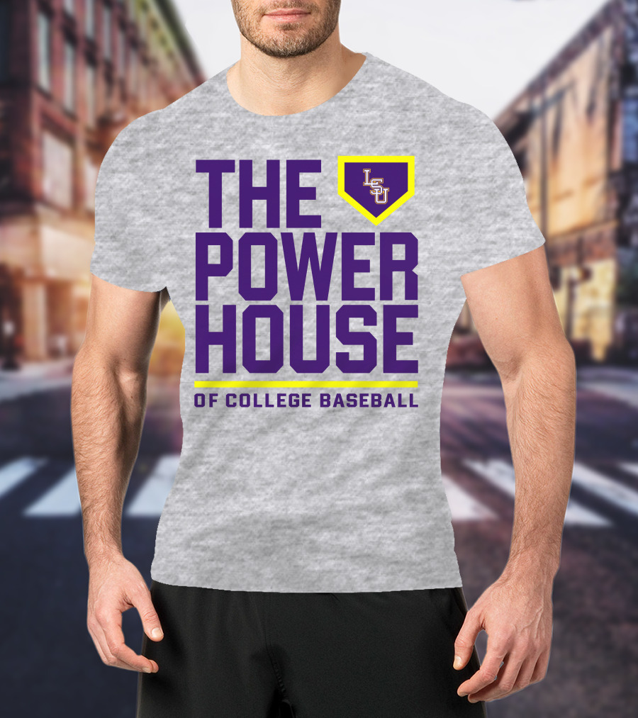 LSU The Power House Of College Baseball T-Shirt