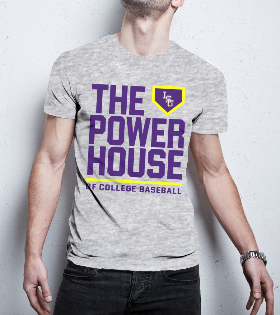 LSU The Power House Of College Baseball T-Shirt