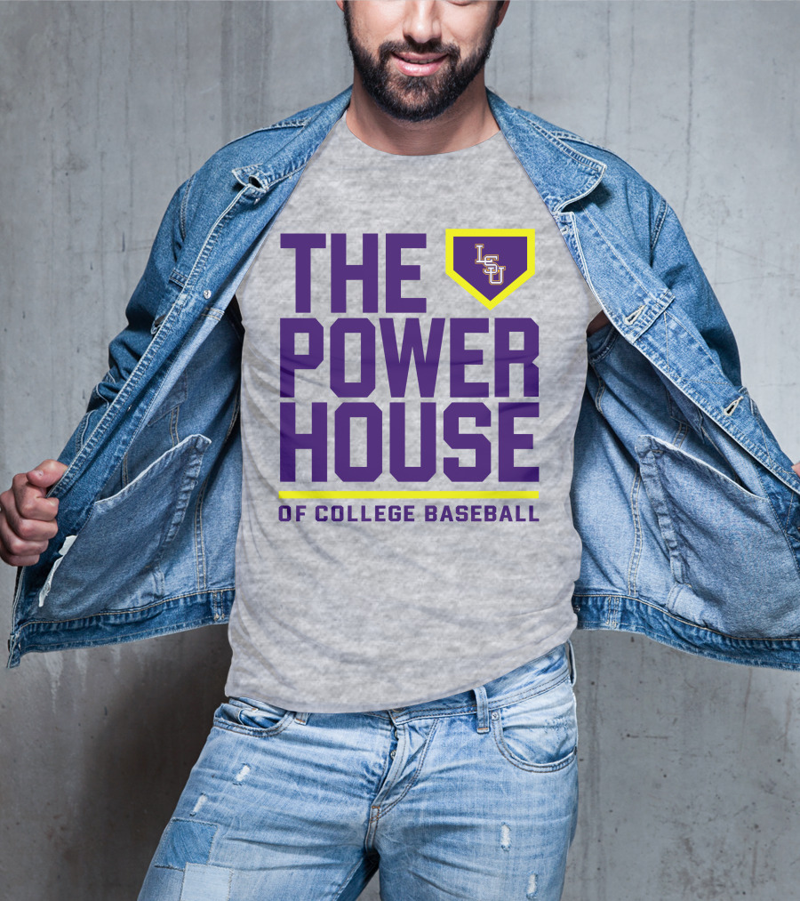 LSU The Power House Of College Baseball T-Shirt