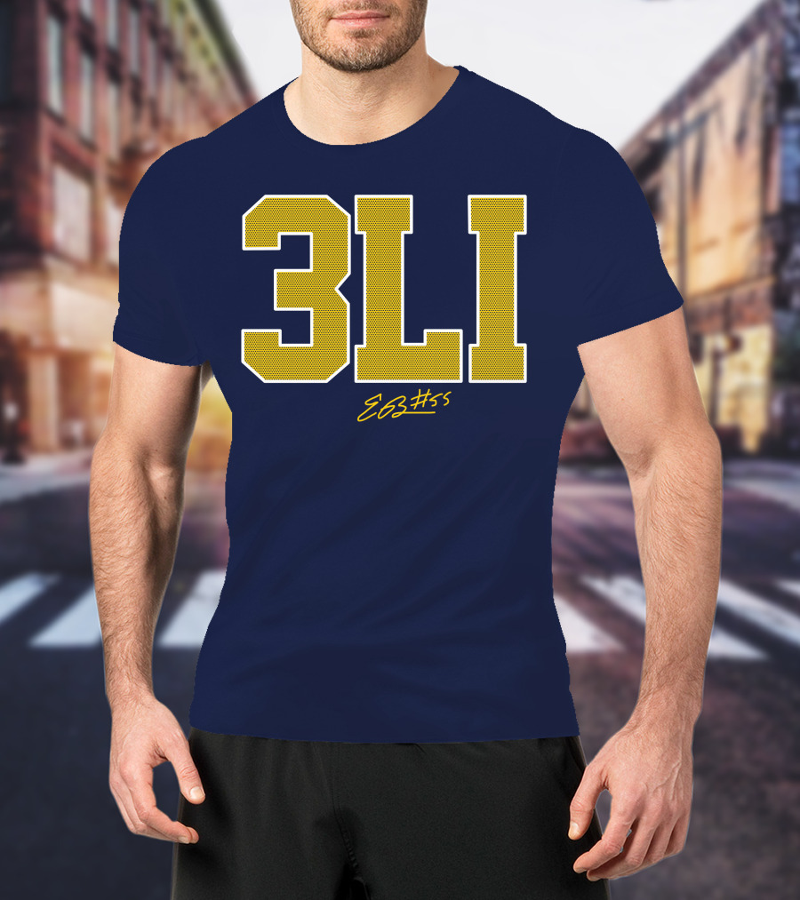 3Li Eli Brooks E63 #55 The Players Trunk Store T-Shirt