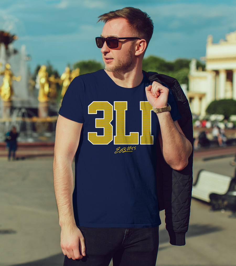 3Li Eli Brooks E63 #55 The Players Trunk Store T-Shirt