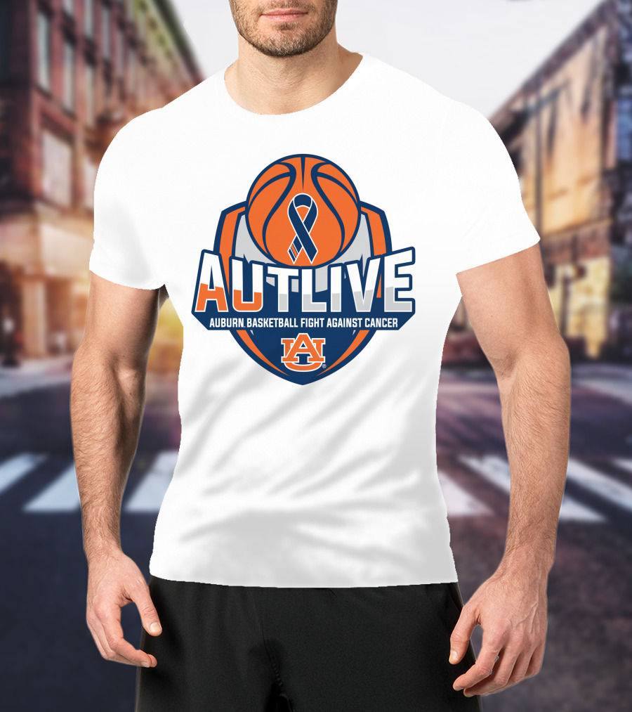 Autlive Auburn Basketball Fight Against Cancer T-Shirt