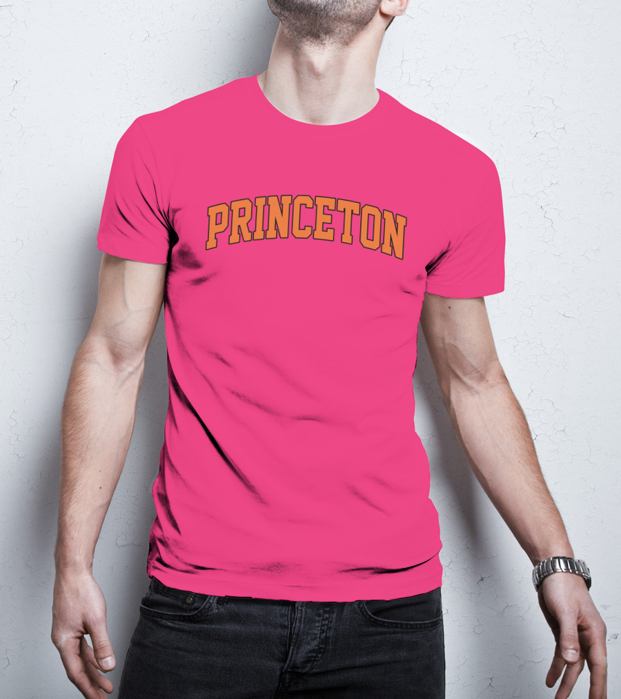 Fairly Odder Princeton Pink Arch Text T-Shirt