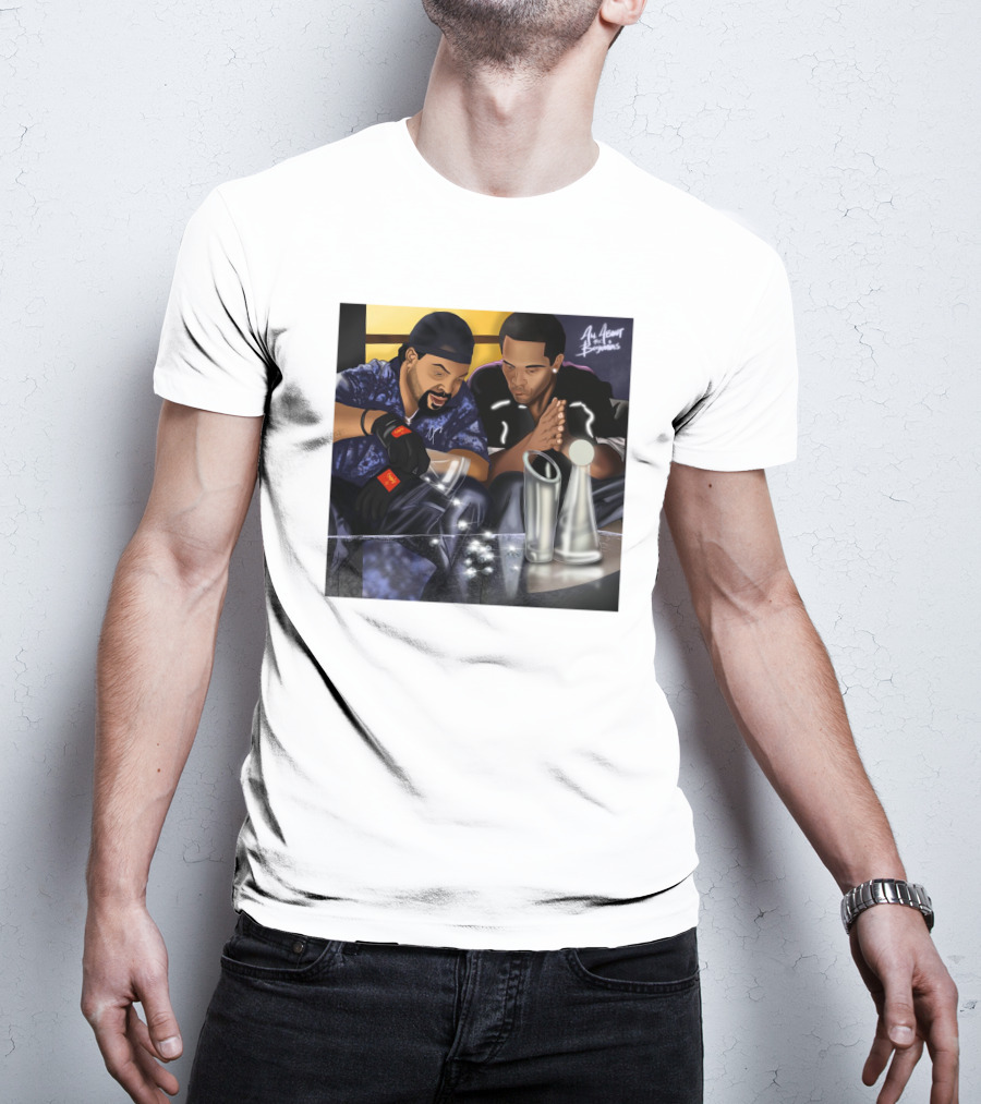 20 Years All About The Benjamins Ice Cube Mike Win On Set Scènes All About The Benjamins T-Shirt