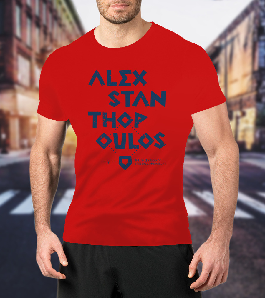 Alex Stanthopoulos The Greek God Of Baseball Operations Rotowear Merch T-Shirt