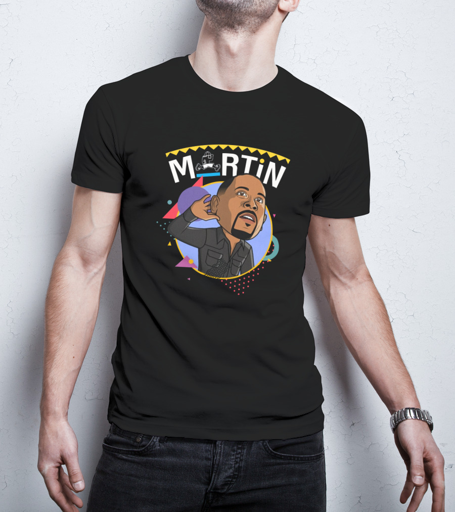 Martin Lawrence Merch Martin Cartoon Iconic T-Shirt