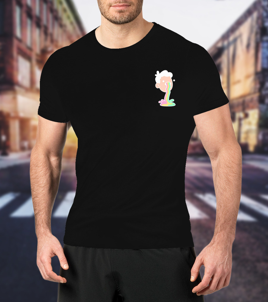 Doodles Merch Mascot Rainbow Vomit T-Shirt