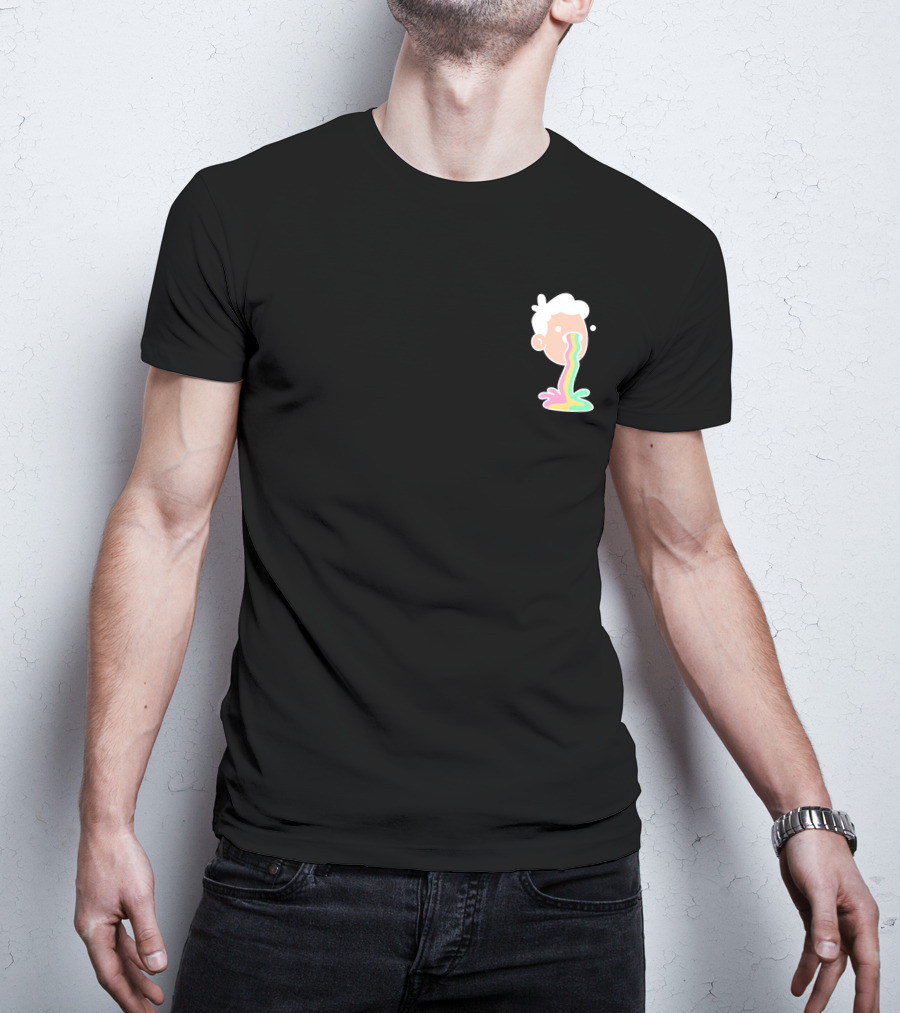 Doodles Merch Mascot Rainbow Vomit T-Shirt
