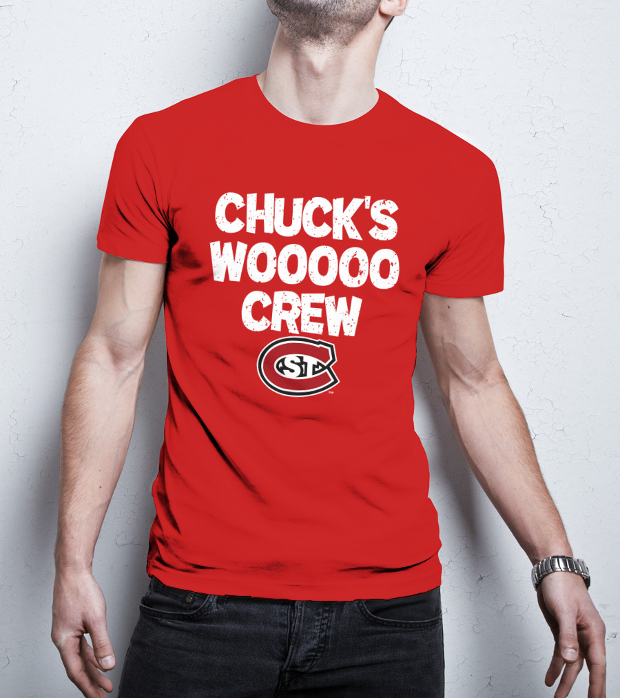 St. Cloud State Huskies Chuck's Wooooo Crew SCSU T-Shirt