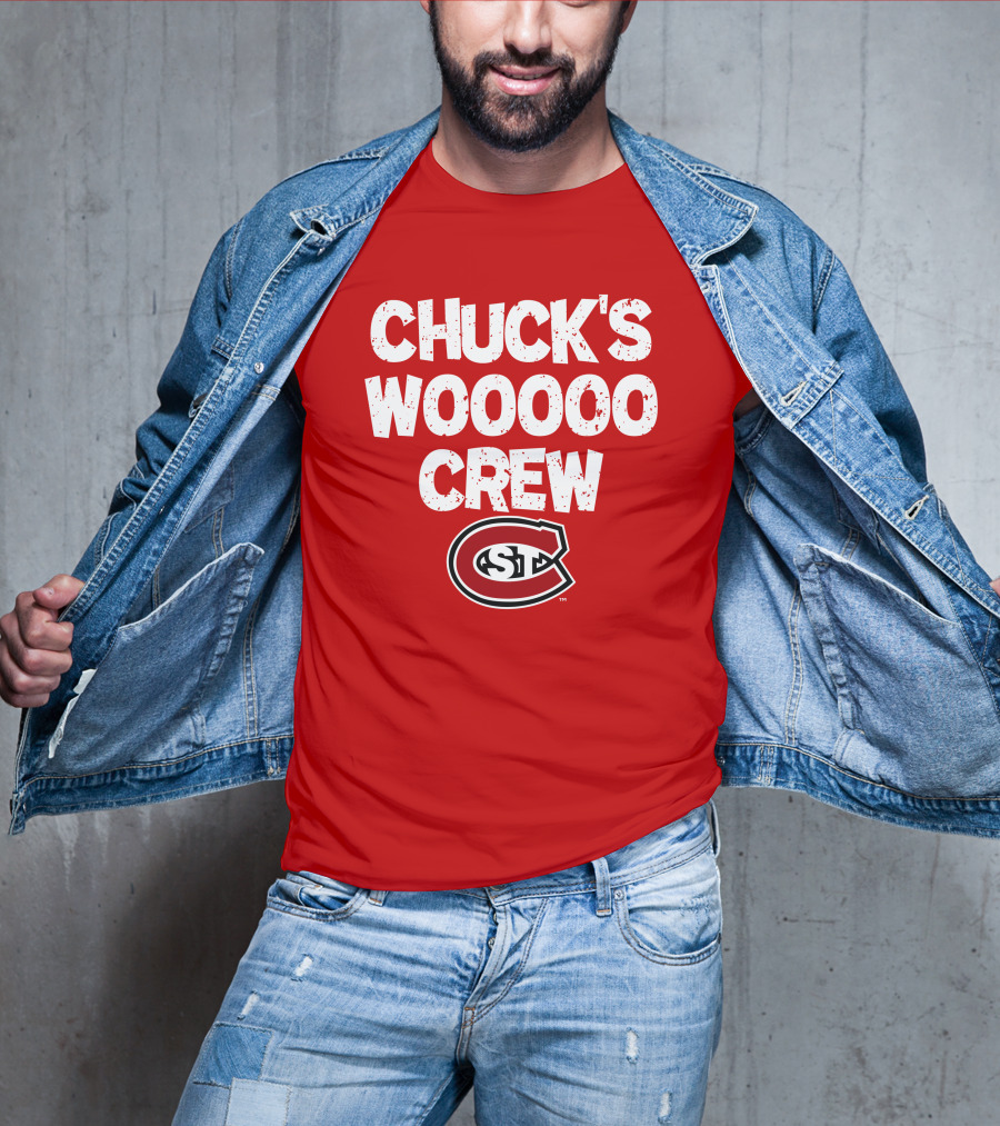 St. Cloud State Huskies Chuck's Wooooo Crew SCSU T-Shirt