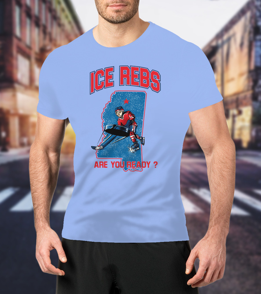 Ole Miss Ice Hockey Ice Rebs Are You Ready? T-Shirt